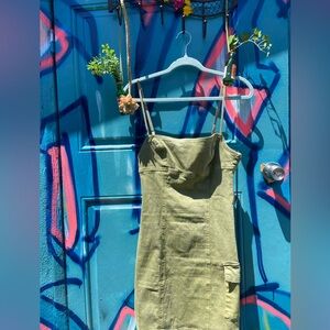 Mini Tight Fitting Cargo Dress UO